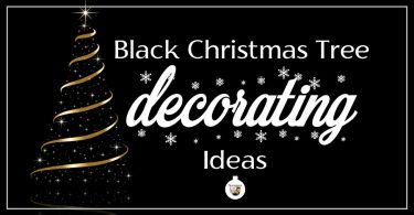 Best ideas for decorating a black Christmas tree this holiday season.